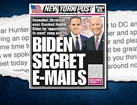 NY Post Publishes Hunter Biden Story, Silicon Valley Suppresses It