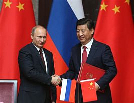 ‘Dear Friends’ Putin and Xi Meet in Moscow as Fighting Rages on in Ukraine