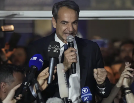 Greek Conservatives Win Landslide Election Victory